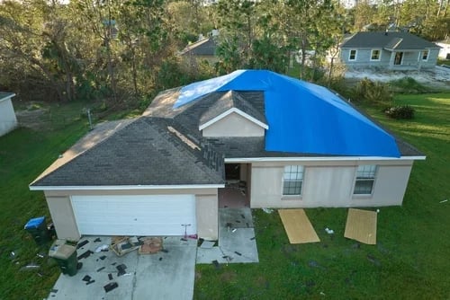 Completed hail damage & emergency installation in North Texas - RidgeLock Roofing
