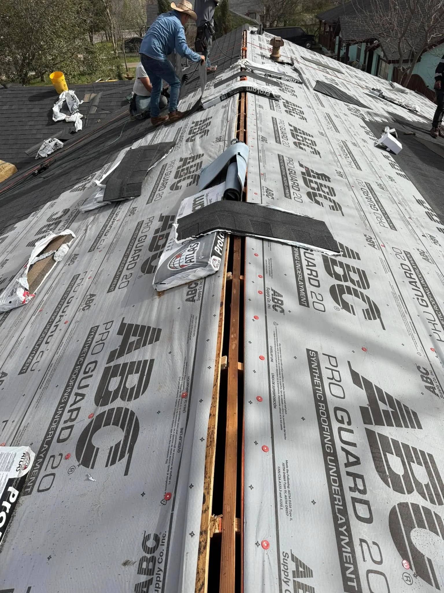 Professional roof installation project completed in North Texas - RidgeLock Roofing